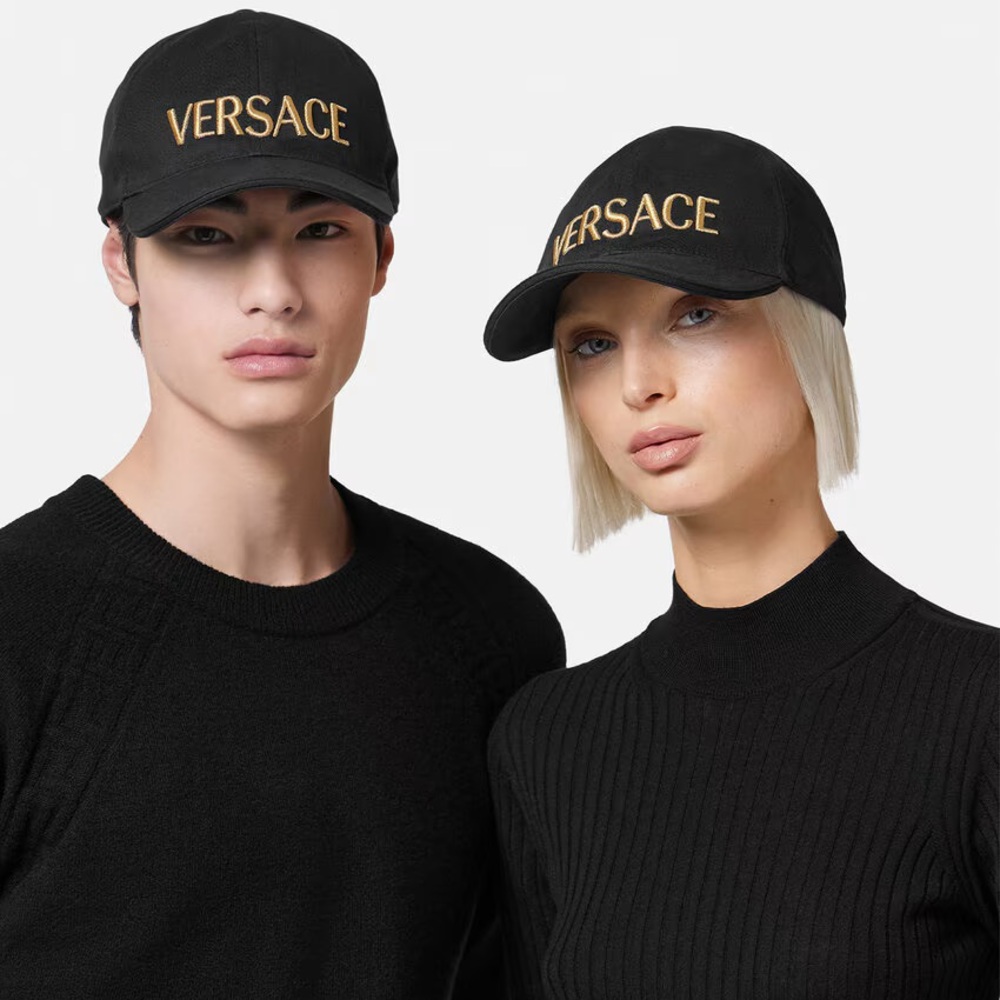 New Authentic Versace Metallic Logo
Baseball Cap